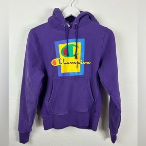 Champion Purple Graphic Hoodie
